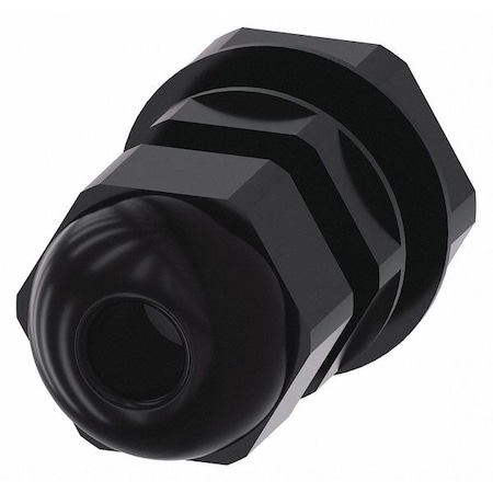 Metric Cable Gland, 25 mm, Black MPN:3SU1900-0HH10-0AA0