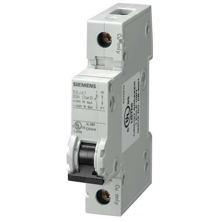 IEC Miniature Circuit Breaker, 5SJ4 Series, 32A, 1 Pole, 240V AC, 14kA at 240V AC, B Curve MPN:5SJ41326HG40