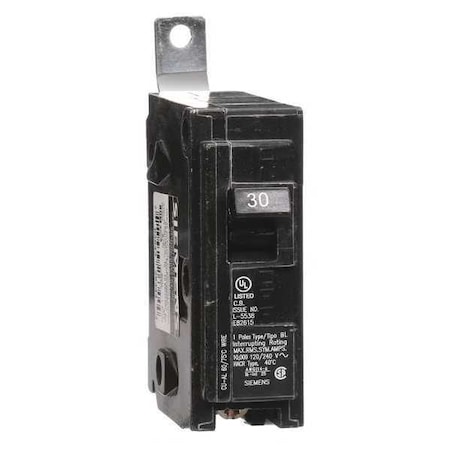Miniature Circuit Breaker, BL Series, 30A, 1 Pole, 120/240V AC, 10kA at 120/240V AC MPN:B130