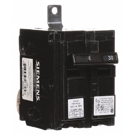 Miniature Circuit Breaker, BL Series, 30A, 1 Pole, 120/240V AC, 10kA at 120/240V AC MPN:B13000S01