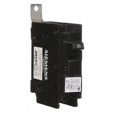 Miniature Circuit Breaker, BL Series, 30A, 1 Pole, 120/240V AC, 22kA at 120/240V AC MPN:B130H