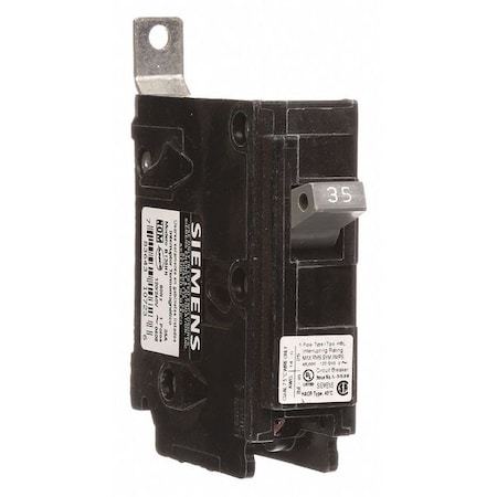 Miniature Circuit Breaker, BL Series, 35A, 1 Pole, 120/240V AC, 65kA at 120V AC MPN:B135HH