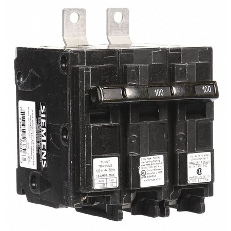 Miniature Circuit Breaker, BL Series, 100A, 2 Pole, 120/240V AC, 10kA at 120/240V AC MPN:B210000S01