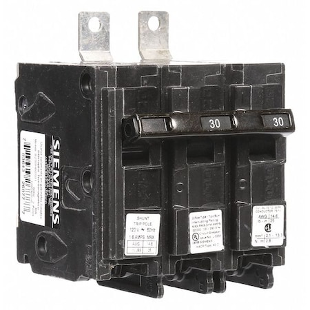 Miniature Circuit Breaker, BL Series, 30A, 2 Pole, 120/240V AC, 22kA at 120/240V AC MPN:B230H00S01