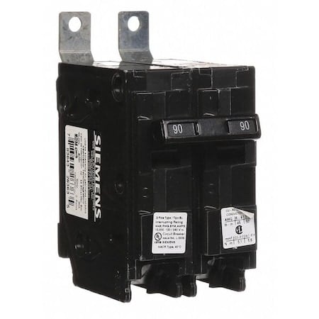 Miniature Circuit Breaker, BL Series, 90A, 2 Pole, 120/240V AC, 10kA at 120/240V AC MPN:B290