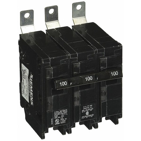 Miniature Circuit Breaker, BL Series, 100A, 3 Pole, 240V AC, 10kA at 240V AC MPN:B3100