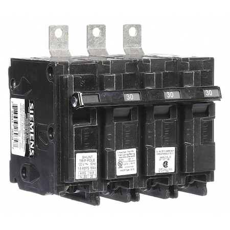 Miniature Circuit Breaker, BL Series, 30A, 3 Pole, 120/240V AC, 65kA at 240V AC MPN:B330HH00S01