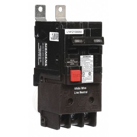 Miniature Circuit Breaker, BLE Series, 50A, 2 Pole, 120/240V AC, 10kA at 120/240V AC MPN:BE250