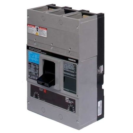 Molded Case Circuit Breaker, JXD2-A Series, 200A, 2 Pole, 240V AC, 65kA at 240V AC MPN:JXD22B200