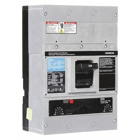 Molded Case Circuit Breaker, JXD2-A Series, 250A, 2 Pole, 240V AC, 65kA at 240V AC MPN:JXD22B250