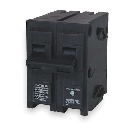 Miniature Circuit Breaker, Q Series, 30A, 2 Pole, 120/240V AC, 10kA at 120V AC MPN:Q230HID
