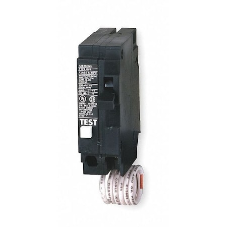 Miniature Circuit Breaker, QF Series, 20A, 1 Pole, 120V AC, 10kA at 120V AC MPN:QF120A