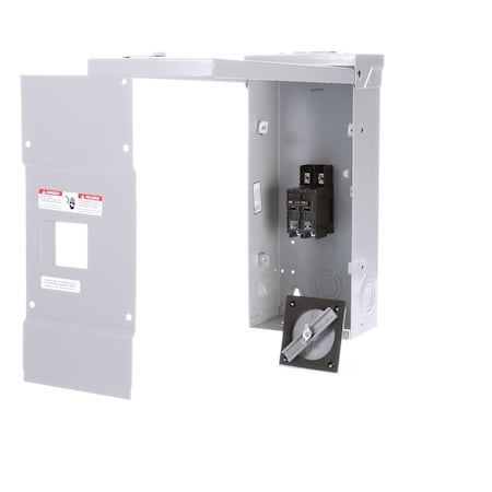 Circuit Breaker Enclosure, W0, 100A, 120/240V AC, Main Circuit Breaker, 1 Phase MPN:W0202MB1100CU