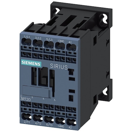 IEC PowerContactor, Non-Reversing, 24VAC MPN:3RT2016-2AB01