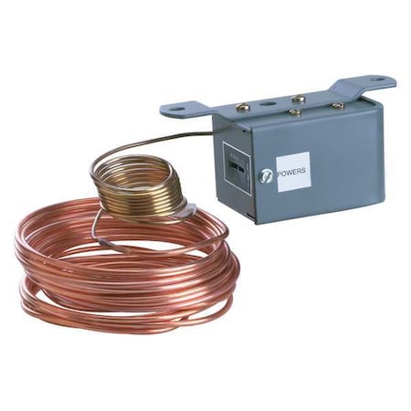 Line Voltage Mechanical Thermostat, Heat or Cool, 35 to 45F, Screwdriver, 120-240V AC, Auto Changeover MPN:134-1510