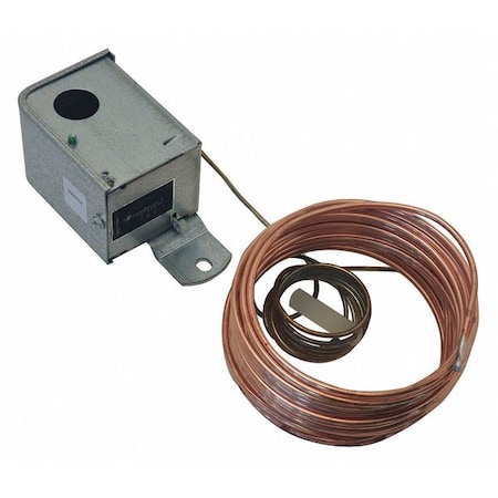 Line Voltage Mechanical Thermostat, Heat or Cool, 35 to 45F, Screwdriver, 120 to 240V AC, 1C, 1H MPN:134-1511