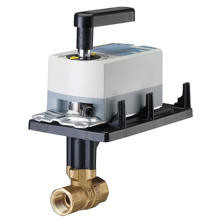 HVAC Ball Valve, Two-Way, Brass, 1/2 in MPN:171A-10302S