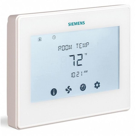 Line Voltage Thermostat, Digital Touch Screen, Wall Mount, 24V AC, White MPN:RDY2000