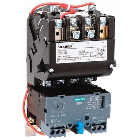 NEMA Magnetic Motor Starter, Non-Reversing, 1NO, 120V-240V AC, 3 P, Screw MPN:14DUB32AA
