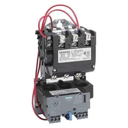 NEMA Magnetic Motor Starter, Non-Reversing, 1NO, 120V AC, 3 P, Screw MPN:14FUF32AF