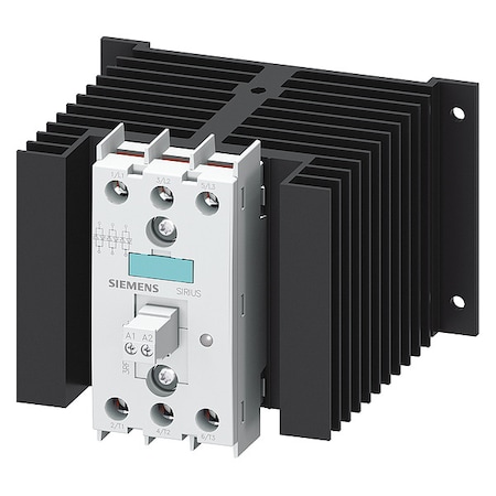 Solid State Relay, 3 Phase, Screw Clamp, DIN Rail MPN:3RF2440-1AC45