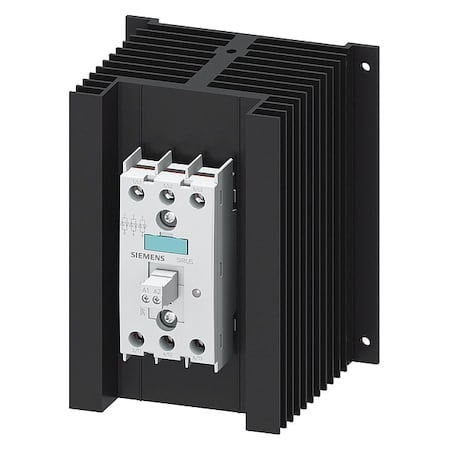 Solid State Relay, 3 Phase, Screw Clamp, DIN Rail MPN:3RF2450-1AC45