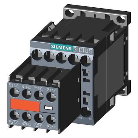 IEC ControlRelay, 4NO/4NC, 120VAC, 10Aand6A MPN:3RH22441AK60
