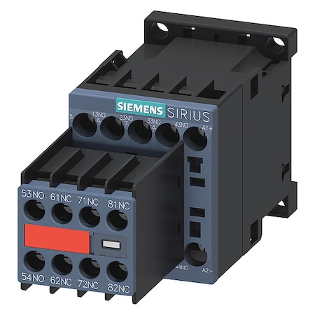 IEC Control Relay, 5NO/3NC, 24V DC, 10 A MPN:3RH22531BB40