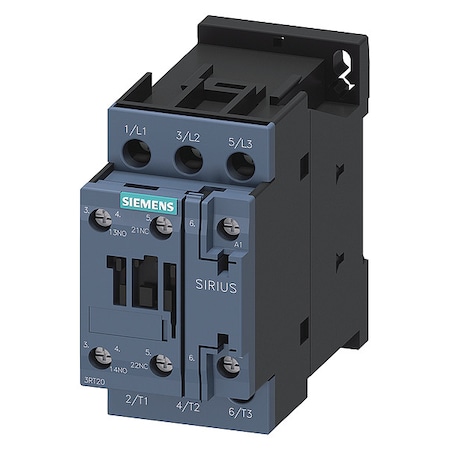 IECPowerContactor, Non-Reversing, 110VAC MPN:3RT20241AF00