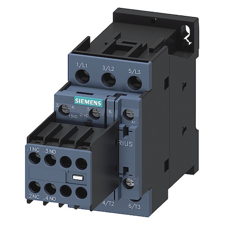 IECPowerContactor, Non-Reversing, 110VAC MPN:3RT20241AG24