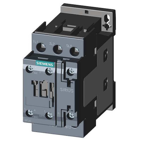 IEC Magnetic Contactor, 1NC/1NO, 110V-120V AC, 3 P, Non-Reversing, Screw MPN:3RT20251AK60