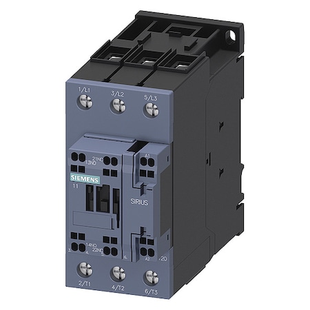 IECPowerContactor, NoReversing, 110/120VAC MPN:3RT20363AK60