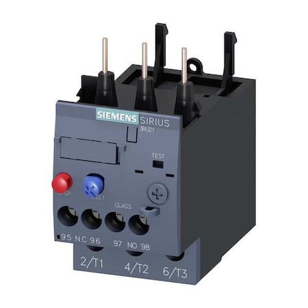 Overload Relay, 1NC/1NO, 20 A Min current, 25 A Max current, 690V AC MPN:3RU21264DB0
