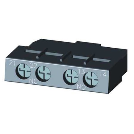 Transverse Contact Block For 3RV2, 1NC/NO MPN:3RV29011E