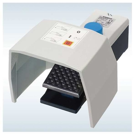 FootSwtch, Gry, Aluminum, 2NO/2NC, Momentary MPN:3SE29243AA20