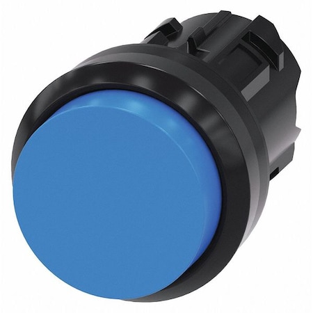 Extended Push Button, Blue, Non-Illum, 22mm MPN:3SU1000-0BB50-0AA0