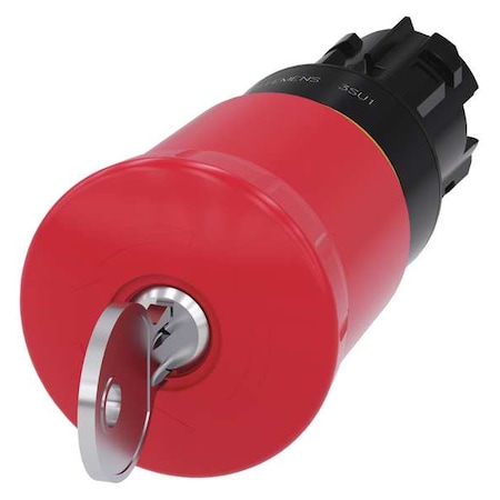 Illuminated Push Button Operator, 22 mm, Red MPN:3SU1000-1HR20-0AA0
