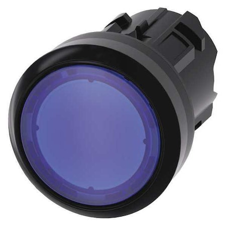 Illuminated Push Button Operator, 22 mm, Blue MPN:3SU1001-0AA50-0AA0