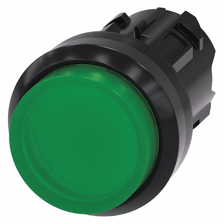 Push Button Operator, Extended, Momentary Action, Not Applicable Release, Illuminated, Green MPN:3SU1001-0BB40-0AA0