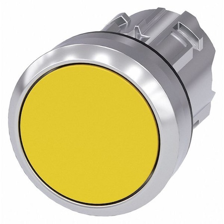 Push Button Operator, Yellow, Metal Bezel MPN:3SU1050-0AA30-0AA0