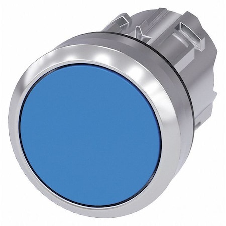 Push Button Operator, Blue, Metal Bezel MPN:3SU1050-0AA50-0AA0