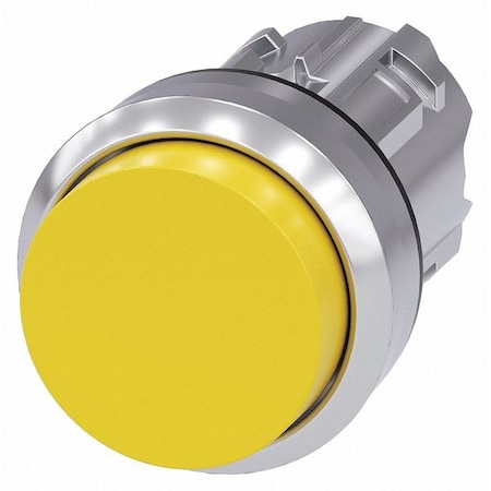 ExtendedPushButton, Yellow, Non-Illum, 22mm MPN:3SU1050-0BB30-0AA0