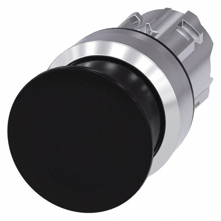 Push Button Operator, Black, Metal Bezel MPN:3SU1050-1AD10-0AA0