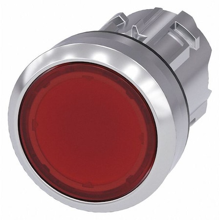 Illuminated Push Button Operator, 22 mm, Red MPN:3SU1051-0AA20-0AA0