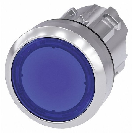 Illuminated Push Button Operator, 22 mm, Blue MPN:3SU1051-0AB50-0AA0