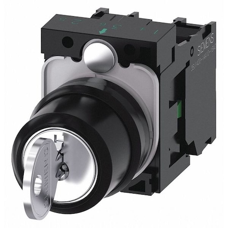 Selector Switch, 22 mm, 2NO, Silver MPN:3SU1100-4BL11-1NA0