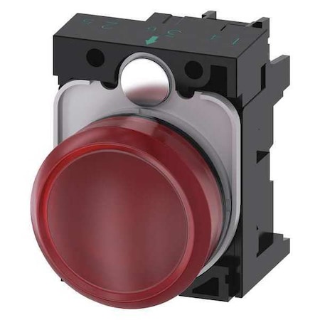 Pilot Light Complete, Round Shape, Red MPN:3SU1102-6AA20-1AA0