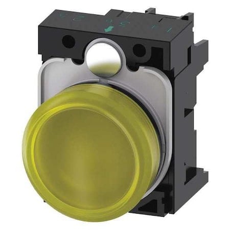 Pilot Light Complete, Round Shape, Yellow MPN:3SU1102-6AA30-1AA0