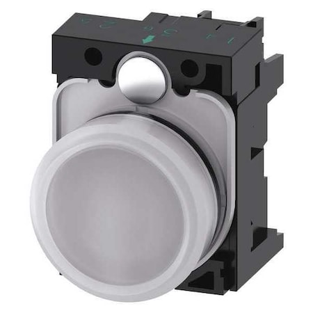 Pilot Light Complete, Round Shape, White MPN:3SU1102-6AA60-1AA0