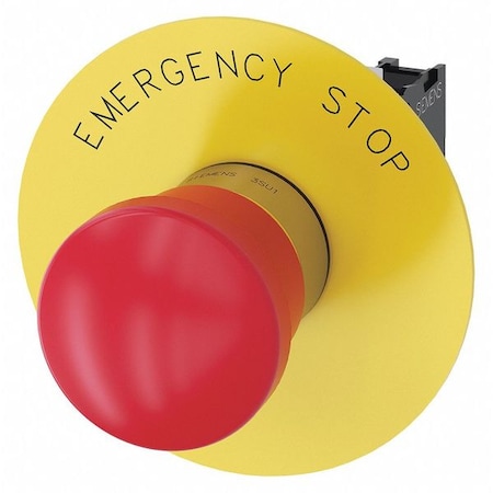 EmergencyStopPushButton, NonIllum, Red, 1NC MPN:3SU1150-1HA20-1CG0